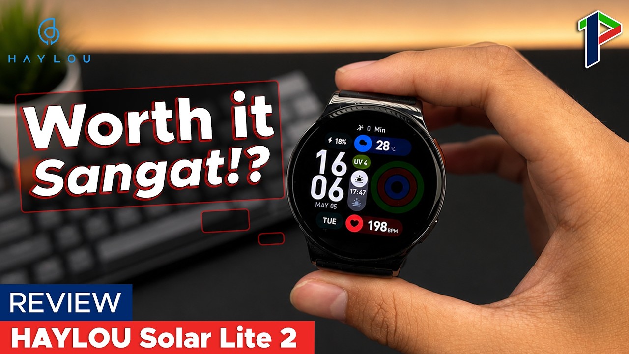 REUPLOAD 300 ribuan udah AMOLED! - Haylou Solar Lite 2 | Review Indonesia (Audio Fix)