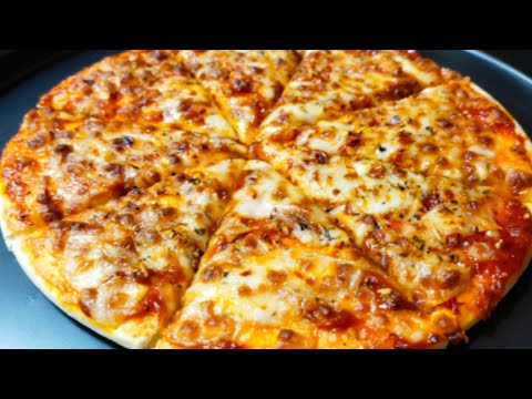 Cheese Margherita Pizza Recipe |Homemade Margarita Pizza |Domino's Style Pizza |Cheese burst Pizza |