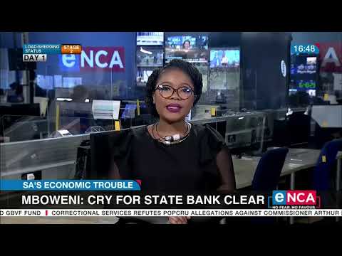 SA's Economy in Trouble Mboweni Cry for state bank clear