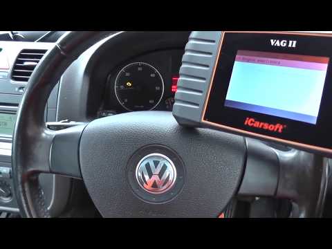 iCarsoft для VAG II Audi / VW / Seat / Skoda пример работы