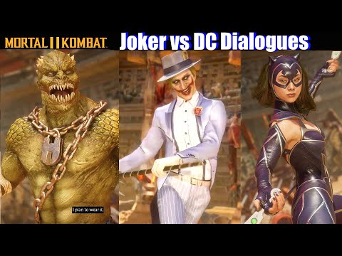MK11 Joker meets Darkseid & Batman Who Laughs (DC Skins Intros) - Mortal Kombat 11