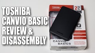Toshiba Canvio Basics Portable Hard Drive Review & Disassembly 2TB
