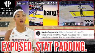 Angel Reese EXPOSED! STAT PADDING DOUBLE-DOUBLE & STEALING REBOUNDS From Her Teammates!