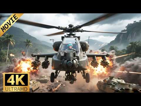 🚓刺激空戰，特種兵派出武裝直升機，橫掃敵軍坦克，火力全開將他們一網打盡！#中国电视剧  #chinesedrama #movie#枪战 #4k #電影 #kungfu#陆军一号