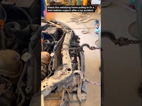 Fixing Bent Radiator Support