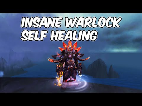 INSANE Warlock Self Healing - 9.2.7 Enhancement Shaman PvP - WoW Shadowlands PvP