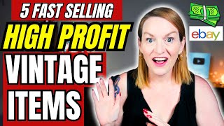 5 Vintage Thrift Finds That Sell Fast | Thrifting to Resell on Ebay | Reselling | BOLO