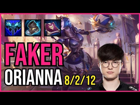 FAKER - ORIANNA vs SYNDRA Mid - KR Grandmaster - Patch 11.5