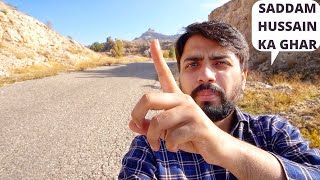 VISIT TO SADDAM HUSSAIN'S HOME AT TOP OF MOUNTAIN