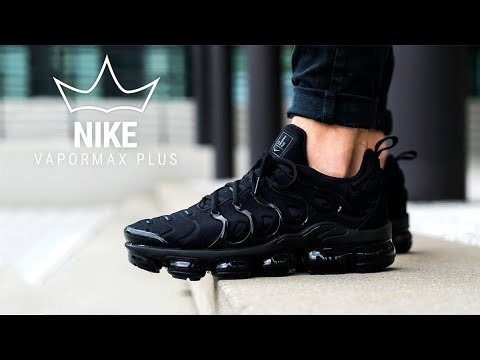 NIKE VaporMax Plus "Triple Black" On Feet Video