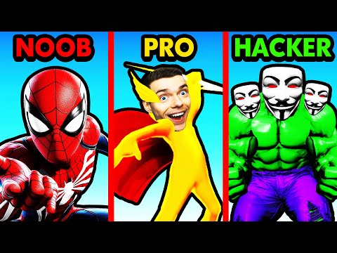 NOOB vs PRO vs HACKER HEROES INC
