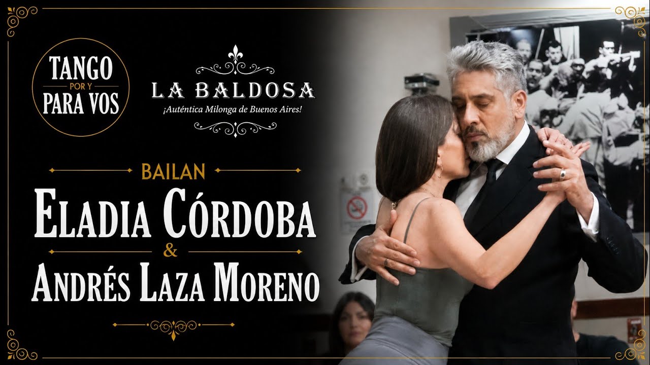 Indio Manzo (Di Sarli) Eladia Córdoba y Andrés Laza Moreno. Milonga La Baldosa 7ago26 (1/4)