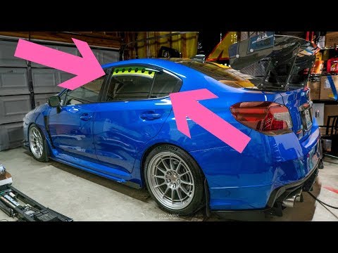 MUST HAVE TRACK DAY PART! PERRIN WINDOW VENTS | 2015-2019 SUBARU WRX/STI