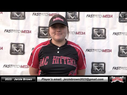 2023 Jerzie Brown Lefty Hitter, Shortstop and Catcher Softball Skills Video - SacHitterz