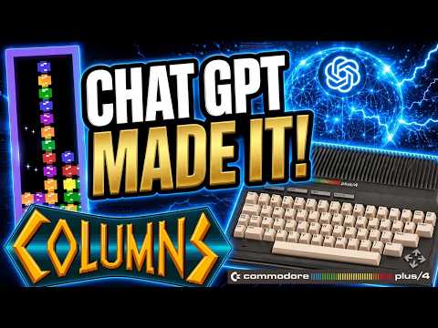 Columns on the Commodore Plus/4: ChatGPT Wrote It!