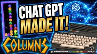 Columns on the Commodore Plus/4: ChatGPT Wrote It!