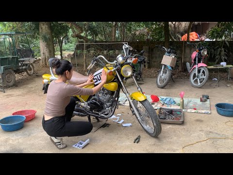 Restoring a Sun 150cc "Scrap" Motorcycle: From Junk to Masterpiece!