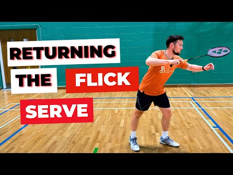 Returning a flick serve technique | Doubles Badminton
