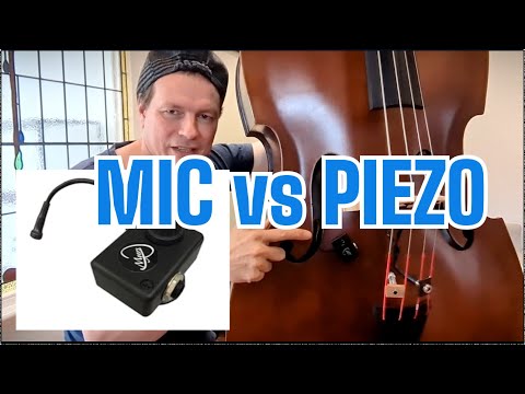 I compared a Double Bass Microphone pickup with Piezo pickups and was amazed!