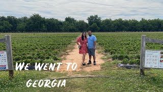 Georgia Mansion Airbnb Tour || Best peach farm in Georgia