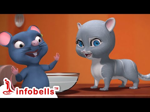 Putta Bekku Maneyalli | Kannada Rhymes for Children | Infobells