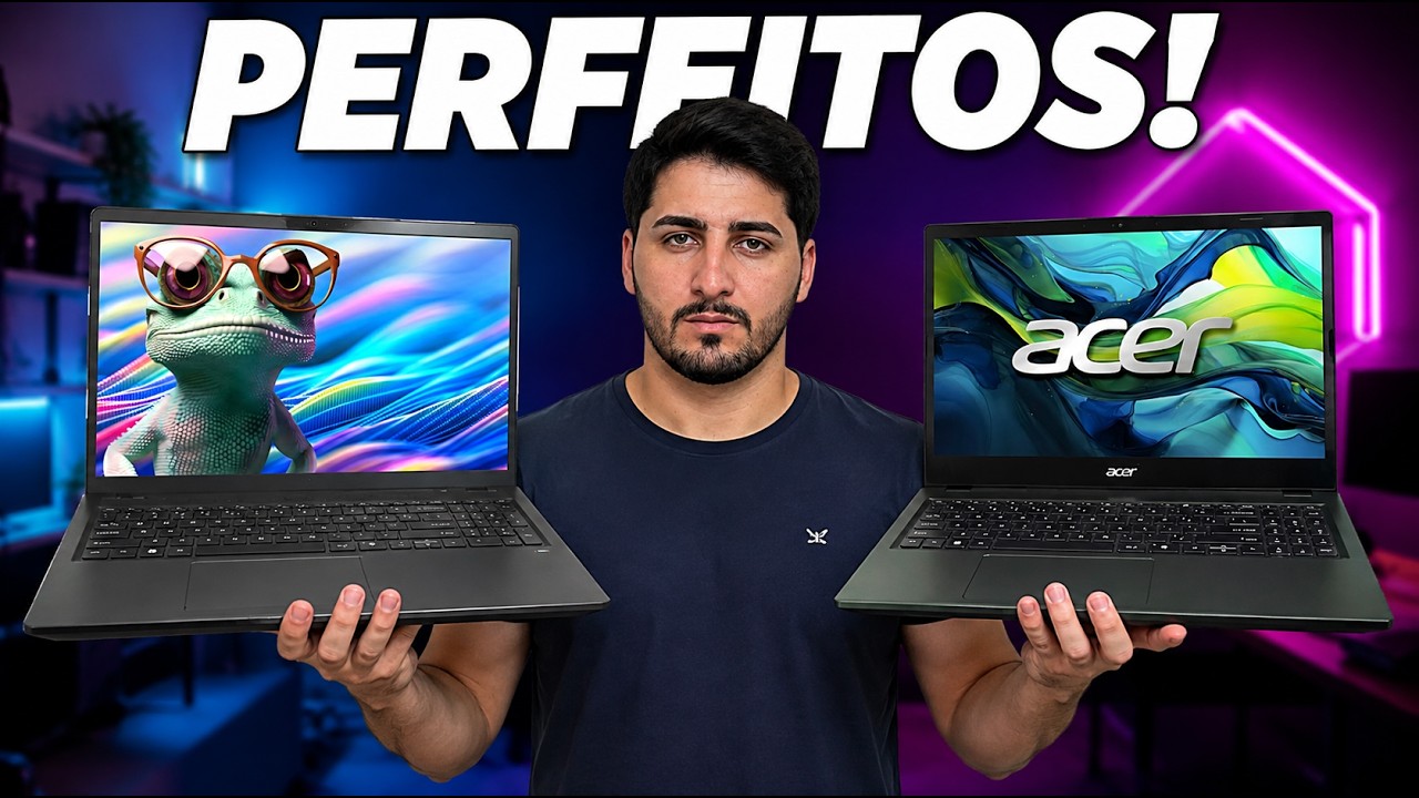 Miniatura da avaliação em vídeo de Notebook Acer Aspire Go 15.3'' WUXGA Core I5-1334U SSD 256GB 8GB DDR5 Linux