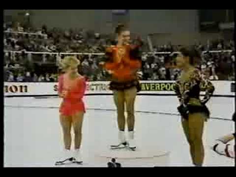 1988 Worlds Ladies event medal ceremony