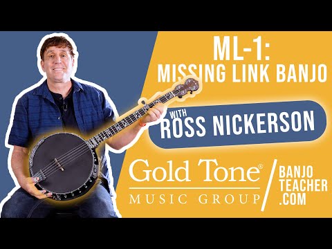 Gold Tone Mastertone™ ML-1: Missing Link Béla Fleck Baritone Banjo with Case image 12