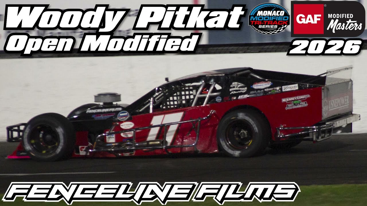 Woody Pitkat at Stafford Speedway: Monaco Tri-Track Modified Event