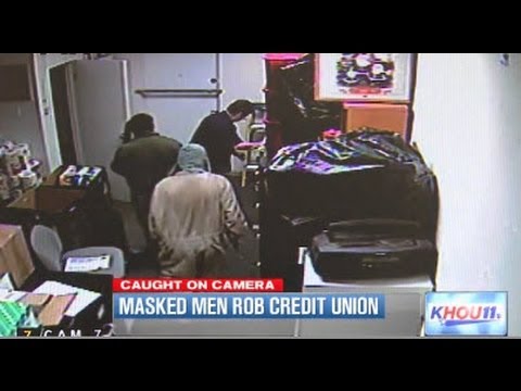 Halloween Masked Men Surprise Credit Union Employee With Gun To Head Robbery