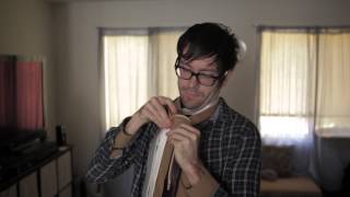 Kit Williamson ties 3 skinny Ties for the Hipsterhood Kickstarter $3000 milestone!!!