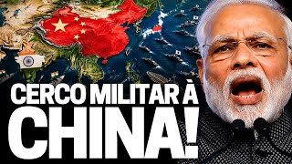 Índia e Japão realizam militarização contra China! Tensão geopolítica perigosa no Índico-Pacífico!