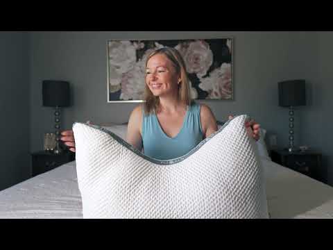Eli and Elm Side-Sleeper Pillow care and unboxing instructions