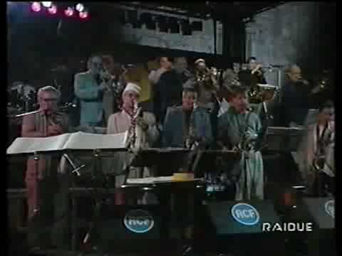 Lew Soloff performing with the Carla Bley Big band