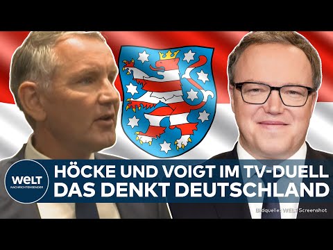 WAHL IN THÜRINGEN: Showdown! Björn Höcke trifft auf Mario Voigt im TV-Duell - was denkt Deutschland?
