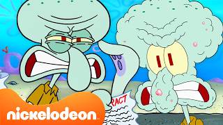 Download lagu SpongeBob | Squidward ngamuk selama 45 menit! | Nickelodeon Bahasa mp3