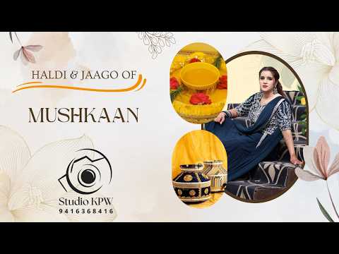 ⭕ HALDI & JAAGO CEREMONY⭕ LIVE BY : STUDIO KPW KKR. M...94163-68416,86070-68416