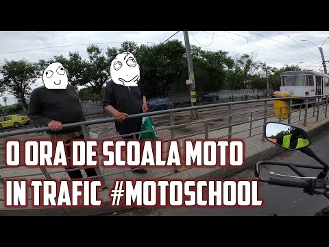 O ora in trafic cu motorul la scoala #MotoSchool