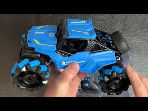 DEERC Remote Control Car, RC Stunt Car W/Lighting & Sound, 360° Rotation 4WD