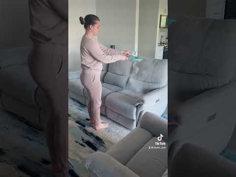 Couch Deep Clean! | Skylar Toth | #clean #cleaning #cleaninghack #cleanwithme #shorts #cleaningtips