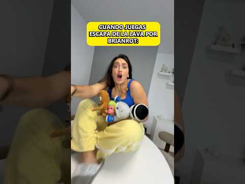 Cuando Juegas Escapa de LAVA por BRAINROT🔥⚠️ #comedia