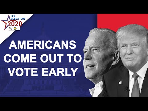 US Election 2020: Rise in early voting numbers | 23 million Americans cast early ballots |World News