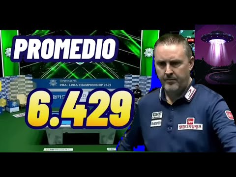 FREDERIC CAUDRON AVERAGE: 6.429!!!!!! 3-CUSHION POOL RECORD PBA 2023