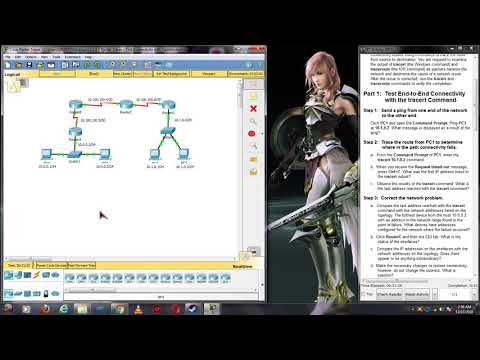 11.3.2.3 Packet Tracer [ Test Connectivity with Traceroute ]