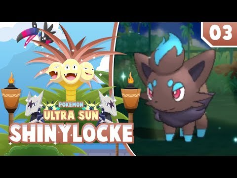 BEAUTIFUL ZORUA!! Pokemon Ultra Sun and Moon ShinyLocke Let's Play w/ aDrive! Ep 3