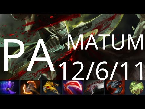 MATUMBAMAN Phantom Assassin - all protect her - Secret vs Nigma g3 - ESL One Germany 2020 dota2