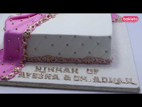 Nikkah mubarak Cake by bakisto - the cake company