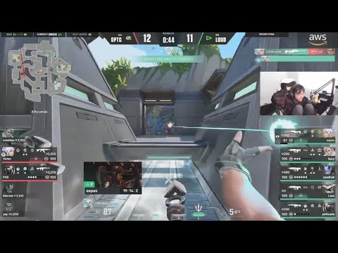 TenZ reacts to LOUD aspas The SHAPEST kill in Grand Final