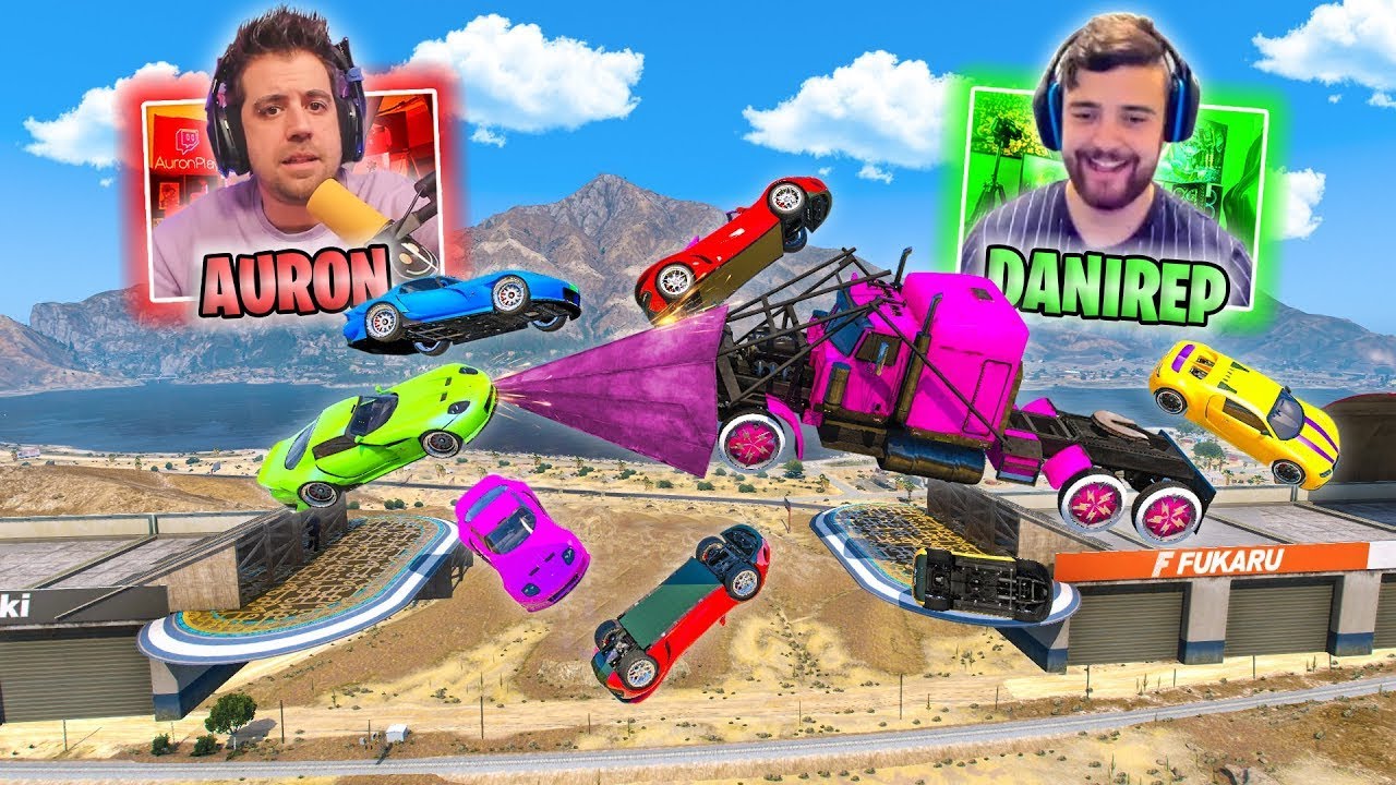 CARA A CARA CON AURONPLAY! TE CHOCO!! - GTA 5 ONLINE