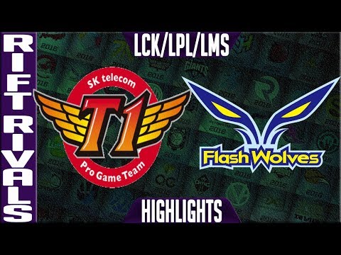 SKT vs FW Highlights | Rift Rivals 2018 Knockouts LCK vs LMS | SK Telecom T1 vs Flash Wolves